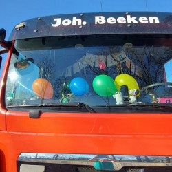Geburtstag haben im LKW