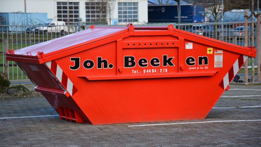 7 cbm Absetzcontainer mit Deckel