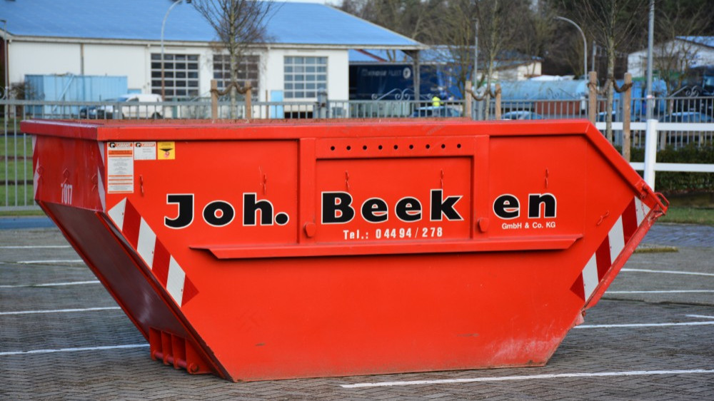 7 cbm Absetzcontainer